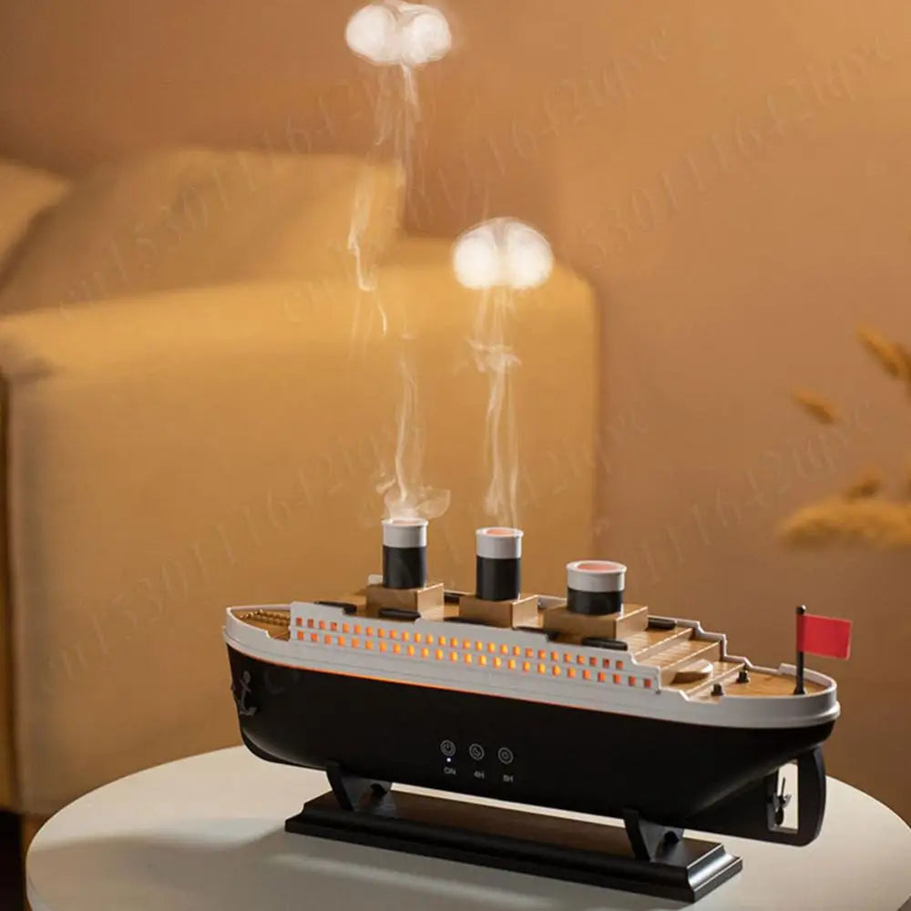 250ml Titanic Ship Model Air Humidifier Essential Oil Diffuser