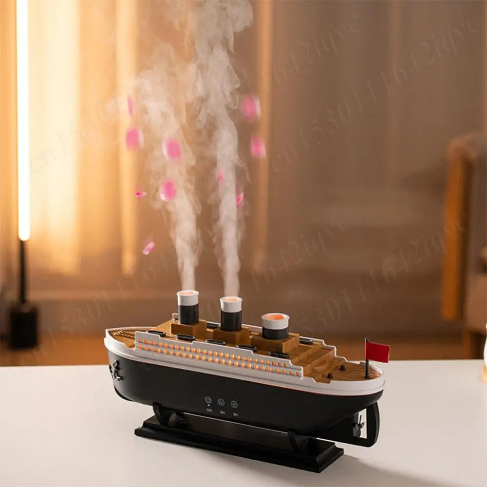 250ml Titanic Ship Model Air Humidifier Essential Oil Diffuser