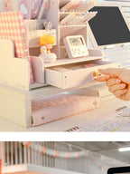 Wooden Desk Organizers Shelves
