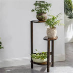 3 Tier Bamboo Corner Plant Stand - Indoor