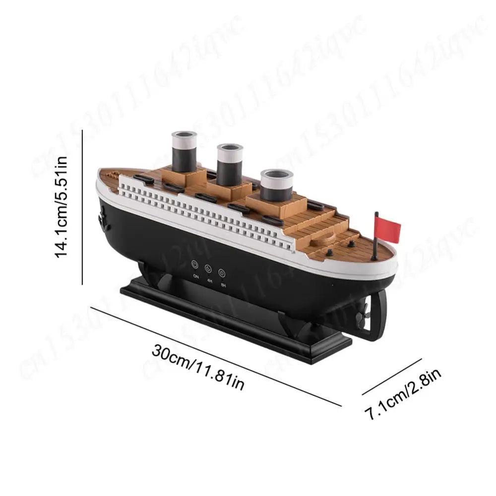250ml Titanic Ship Model Air Humidifier Essential Oil Diffuser