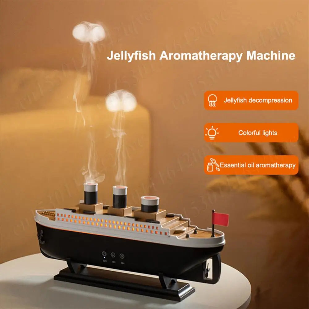 250ml Titanic Ship Model Air Humidifier Essential Oil Diffuser