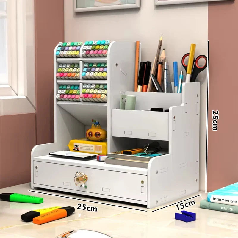 Wooden Desk Organizers Shelves