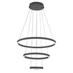 Modern 3 Ring Round Hanging LED Pendant Light