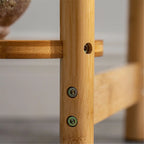 3 Tier Bamboo Corner Plant Stand - Indoor