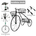 3-Tier Bicycle Planter