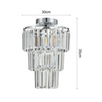 Crystal Mount Ceiling Light 23cm /25cm / 30cm