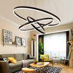Modern 3 Ring Round Hanging LED Pendant Light