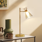 Modern Bedside Table Lamp with Adjustable Flower-Shaped Head