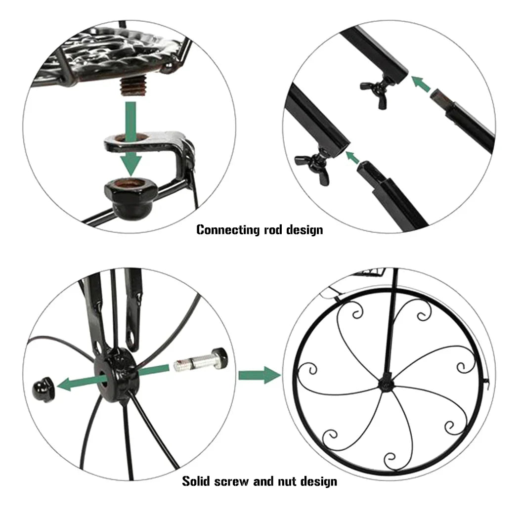 3-Tier Bicycle Planter