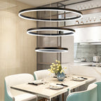 Modern 3 Ring Round Hanging LED Pendant Light