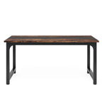 63"x31.5" Dining Table, Industrial Kitchen Table for 6-8 Person