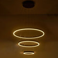 Modern 3 Ring Round Hanging LED Pendant Light