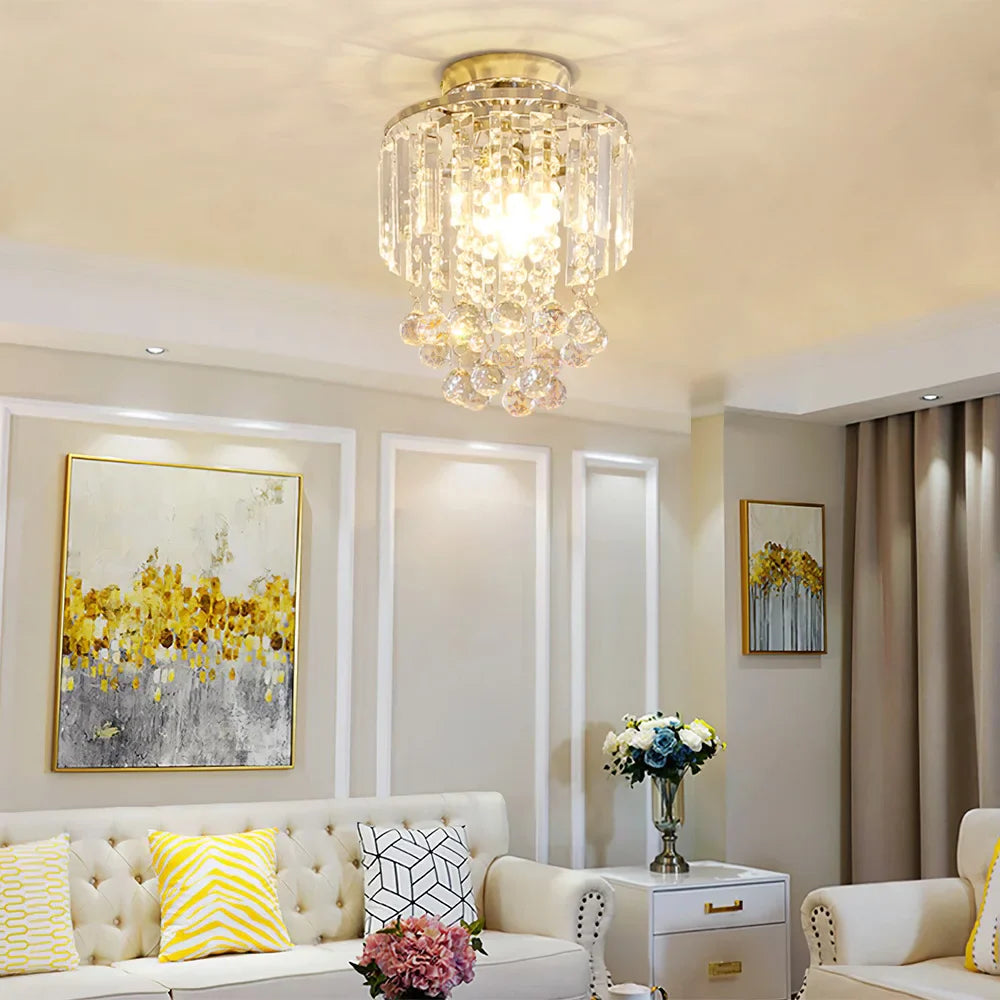 Crystal Mount Ceiling Light 23cm /25cm / 30cm