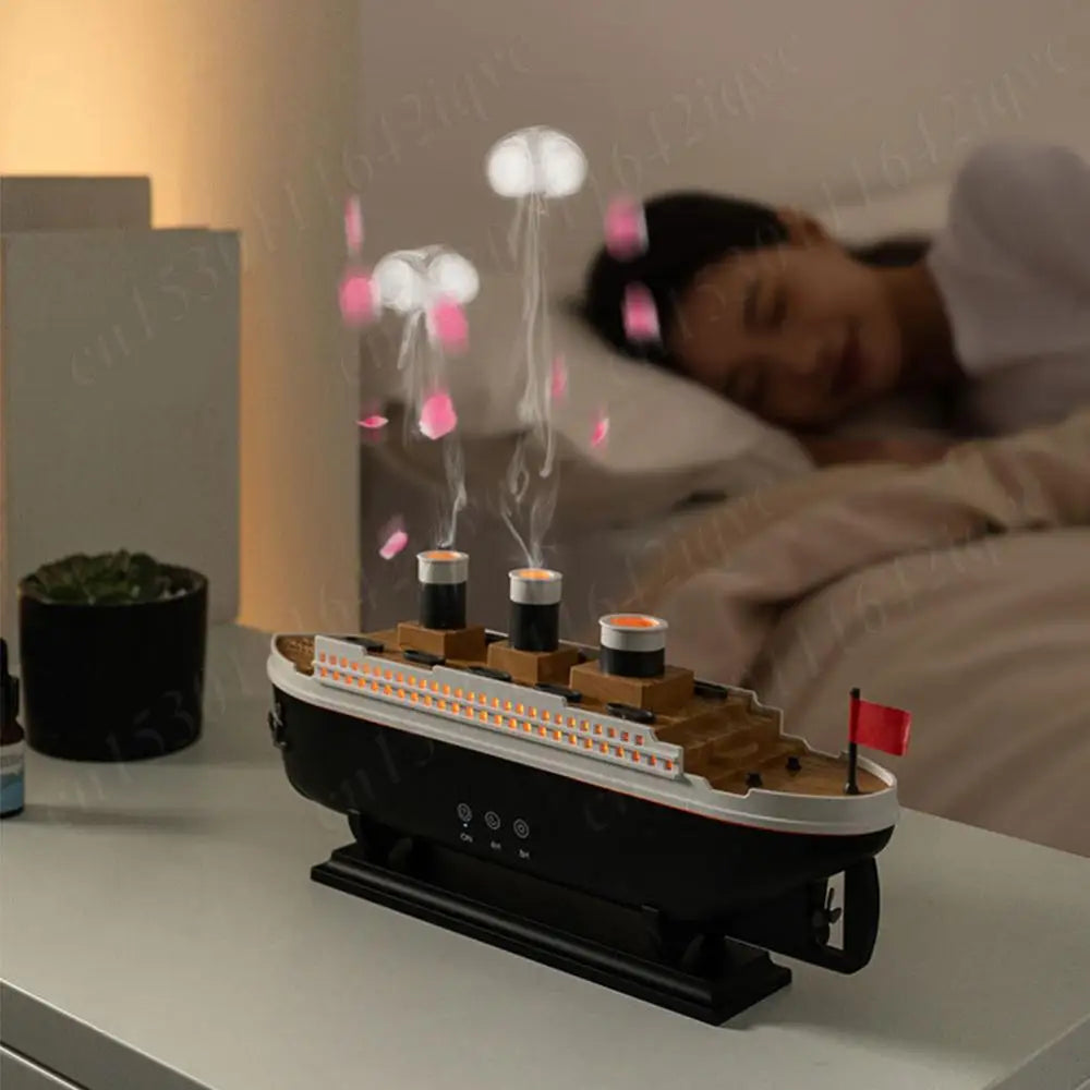 250ml Titanic Ship Model Air Humidifier Essential Oil Diffuser