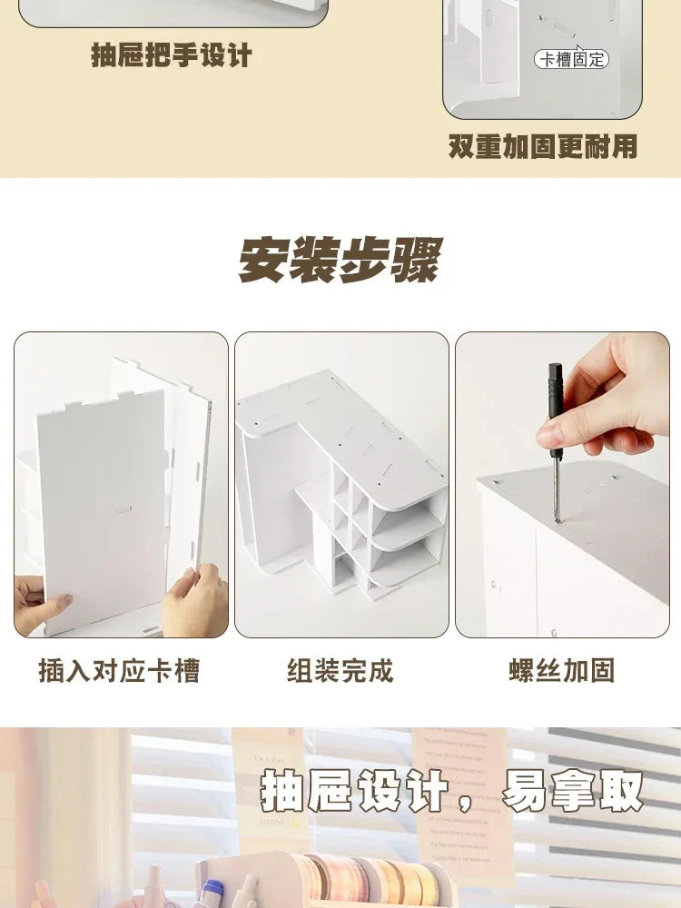 Wooden Desk Organizers Shelves