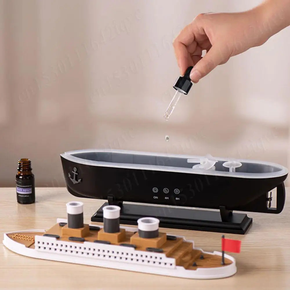 250ml Titanic Ship Model Air Humidifier Essential Oil Diffuser