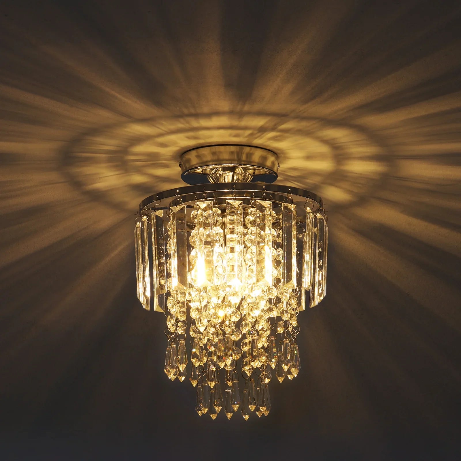 Crystal Mount Ceiling Light 23cm /25cm / 30cm