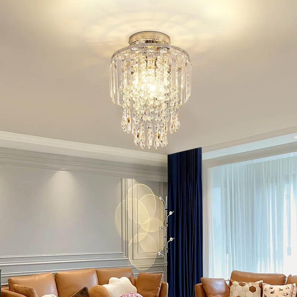 Crystal Mount Ceiling Light 23cm /25cm / 30cm
