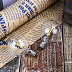 Solar String Lights Kit, LED Filament Bulbs 7.6m