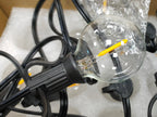 Solar String Lights Kit, LED Filament Bulbs 7.6m