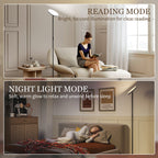 Tall Dimmable Standing Lamp with Remote & Touch Control