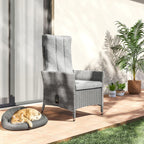 105°-150° Reclining Rattan Chair