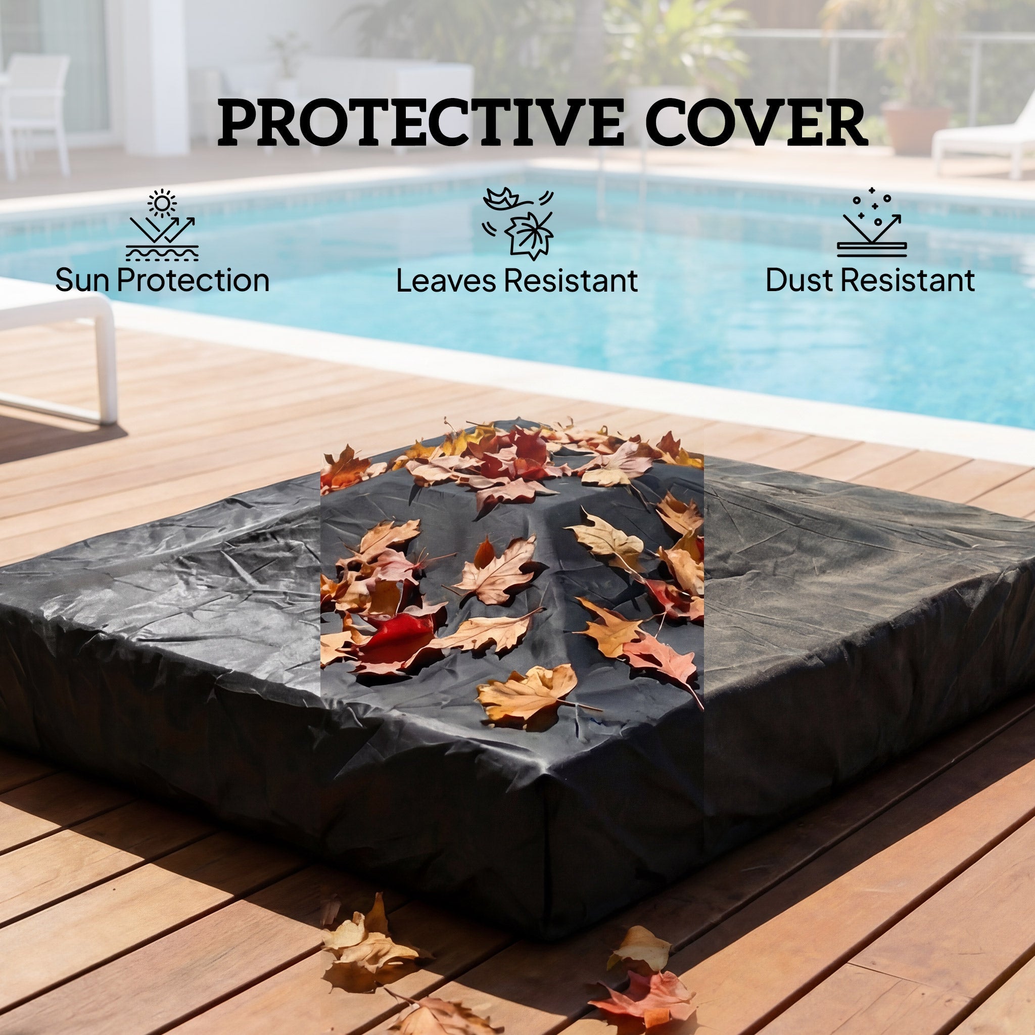 Rattan Adjustable Sun Loungers Set of 2 with Side Table, Recliner Sunbeds