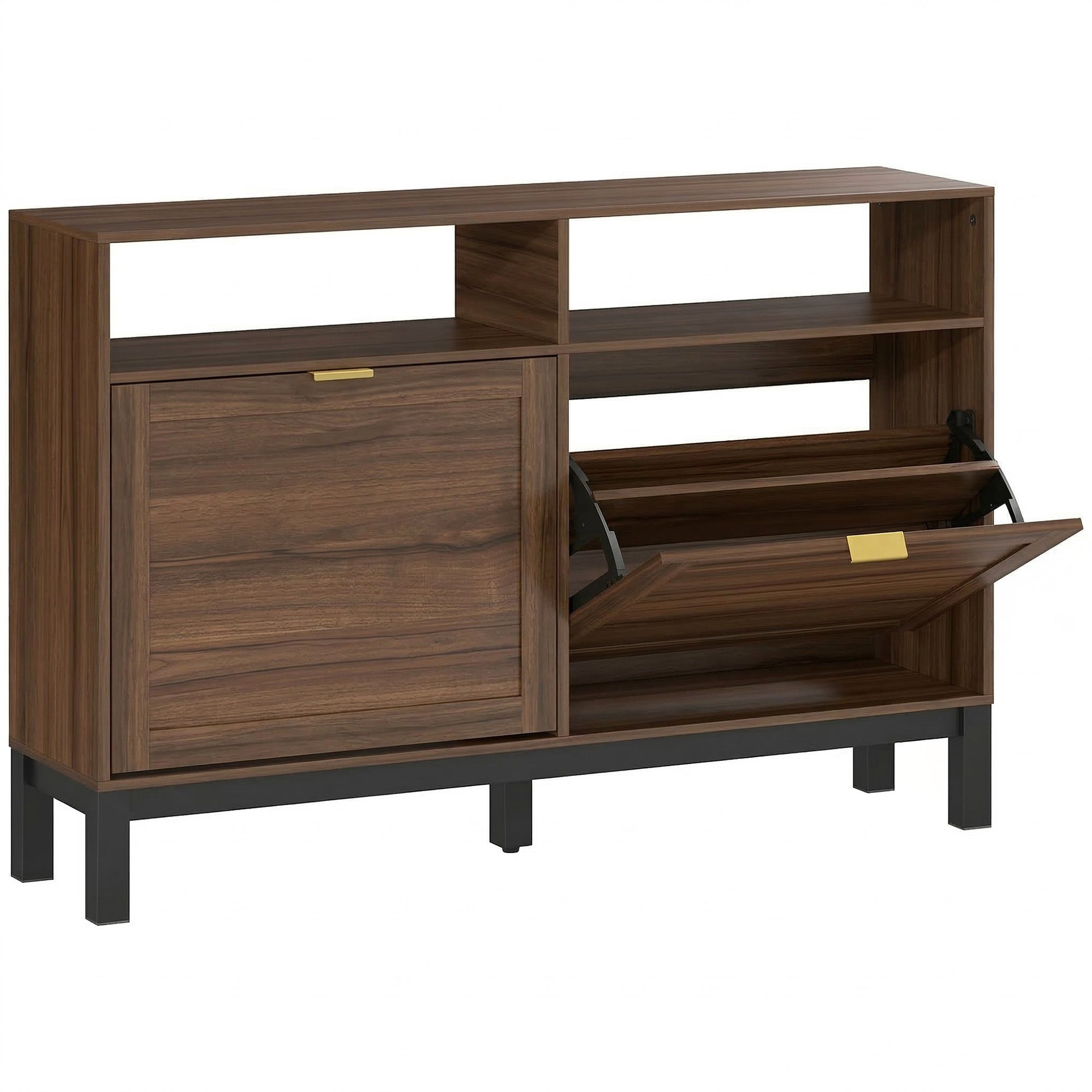 Narrow Shoe Storage Top for Entryway Hallway