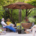 2.6 m Garden Parasol Umbrella with Aluminium Pole
