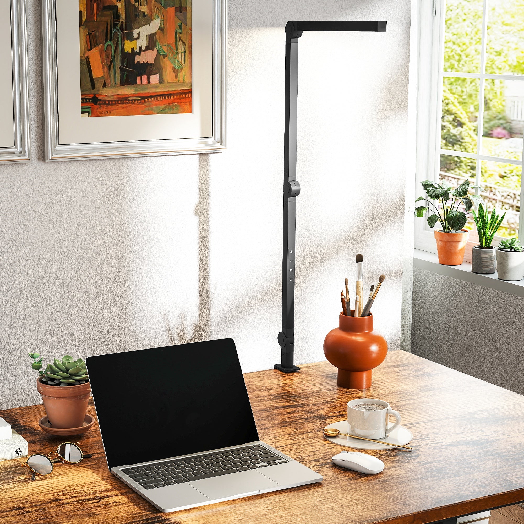 Adjustable Dimmable LED Desk Lamp with 2 Colour Modes & 5 Brightness Levels