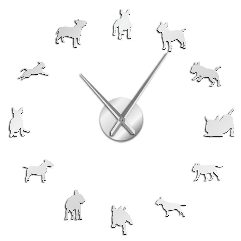 Luxury Acrylic Mirror Quartz Silent Large Wall Clock