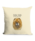 Red Chow Chow Cushion Cover for Dog Lovers