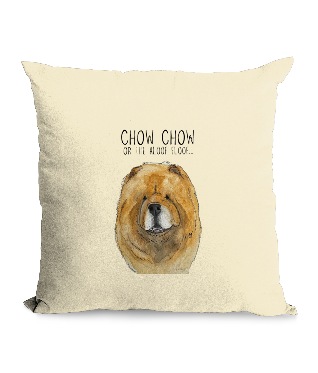 Red Chow Chow Cushion Cover for Dog Lovers