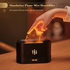 Diffuser With Flame Light Mist Humidifier Aromatherapy