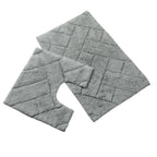 Cotton Bath Mat & Pedestal Set - Super Soft & Absorbent
