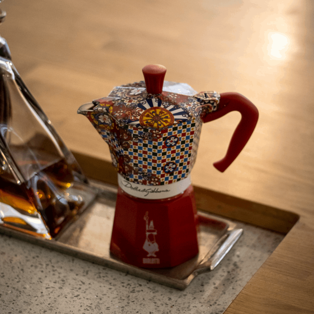 Bialetti x Dolce&Gabbana Sicilian Cart Moka Express Stovetop Coffee Maker