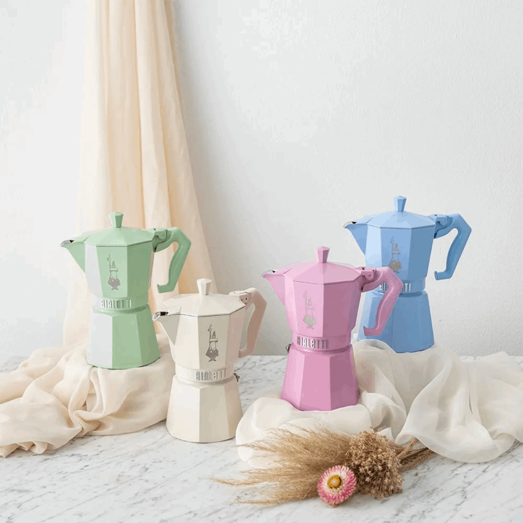 Bialetti Moka Express Exclusive - 8 Colours & 4 Sizes