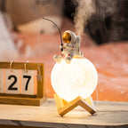 Astronaut Figurines Home Decoration Night Light Humidifier
