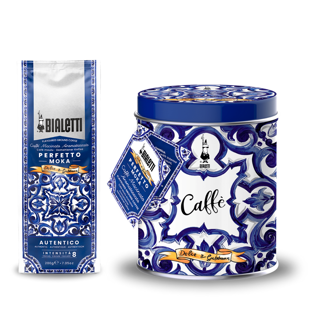 Bialetti x Dolce&Gabbana Blu Mediterraneo Moka Ground Coffee 250g