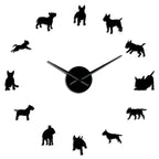 Luxury Acrylic Mirror Quartz Silent Large Wall Clock