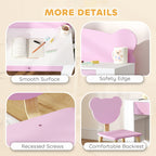 Kids Desk and Chair Set with Drawer, 3-8 years old