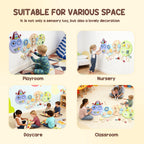 Caterpillar Busy Board with 7 Activities, 3+ Years