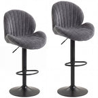 Adjustable Bar Stools for Kitchen Island - Set of 2