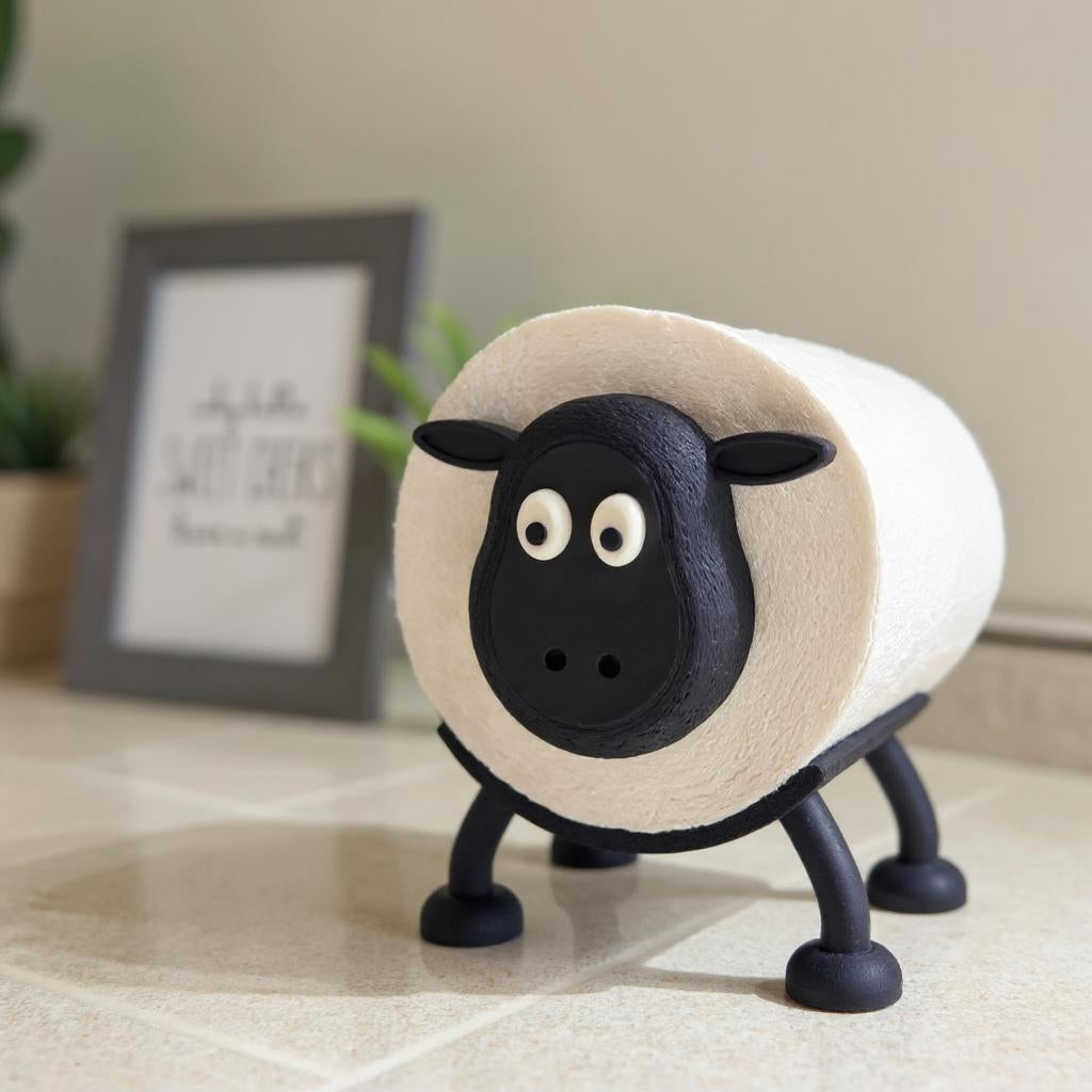 Trio Sheep Funny Toilet Roll Holder