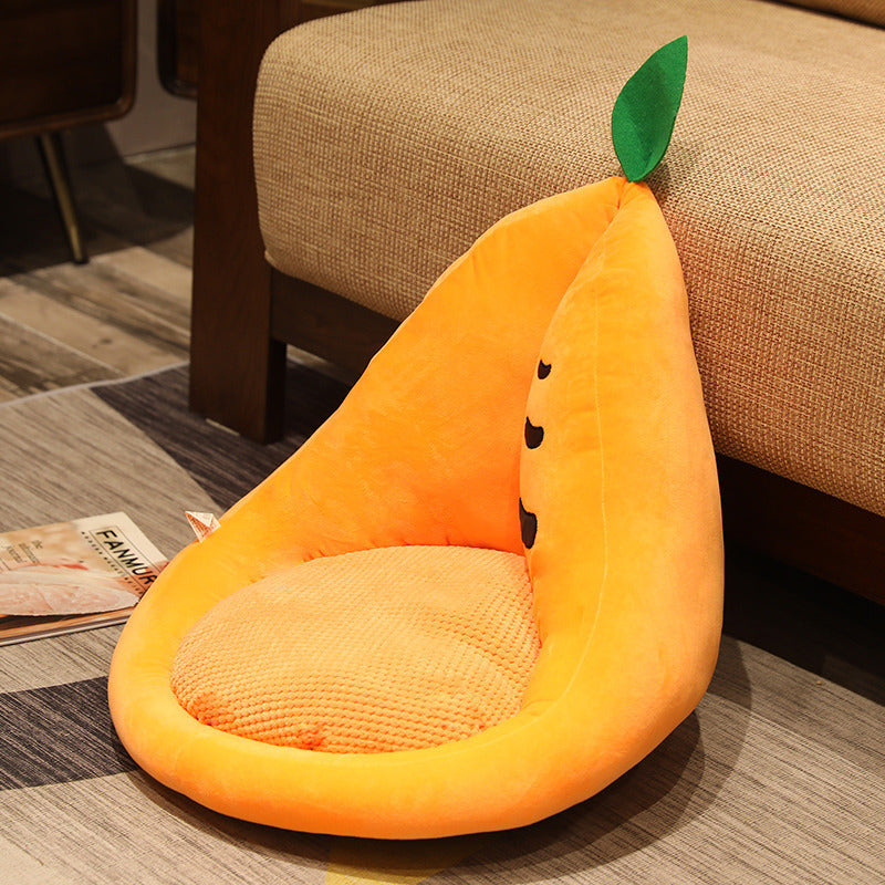 Kawaii Plush Fruit Soft Stuffed Cactus Avocado Carrot Pillow