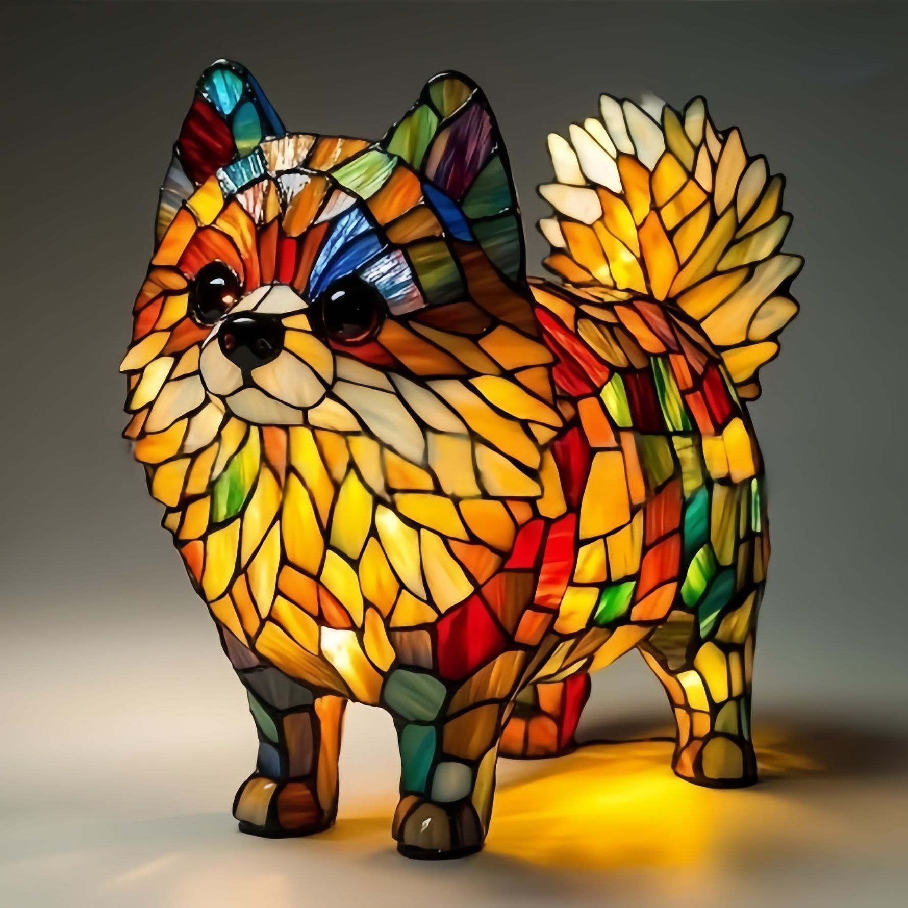 Animal Statue LED Small Night Lamp Art