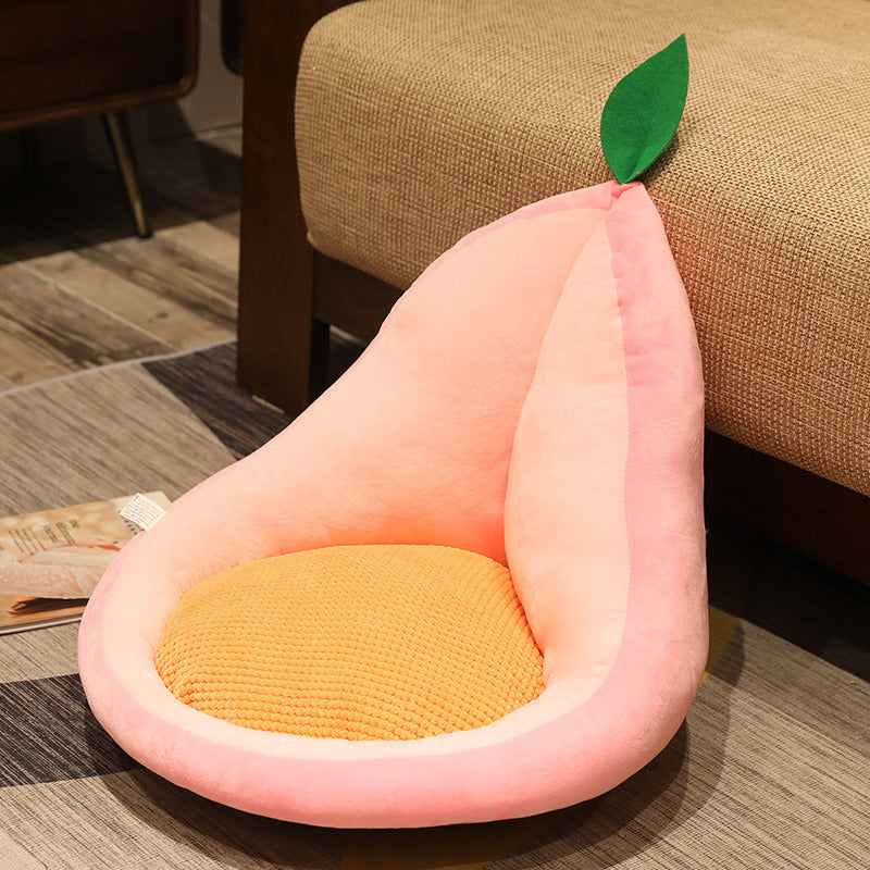 Kawaii Plush Fruit Soft Stuffed Cactus Avocado Carrot Pillow