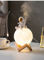 Astronaut Figurines Home Decoration Night Light Humidifier