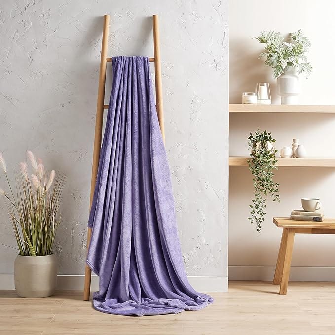 Ultra Soft Fleece Throw Blanket Lightweight - All Season